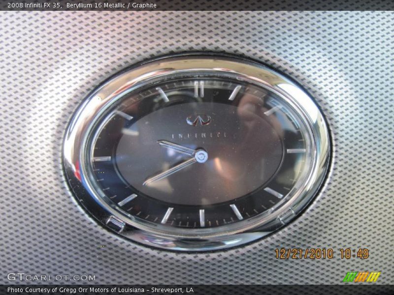 Beryllium 16 Metallic / Graphite 2008 Infiniti FX 35