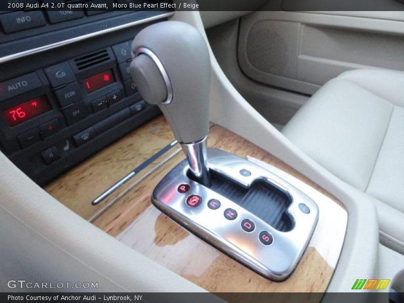  2008 A4 2.0T quattro Avant 6 Speed Tiptronic Automatic Shifter