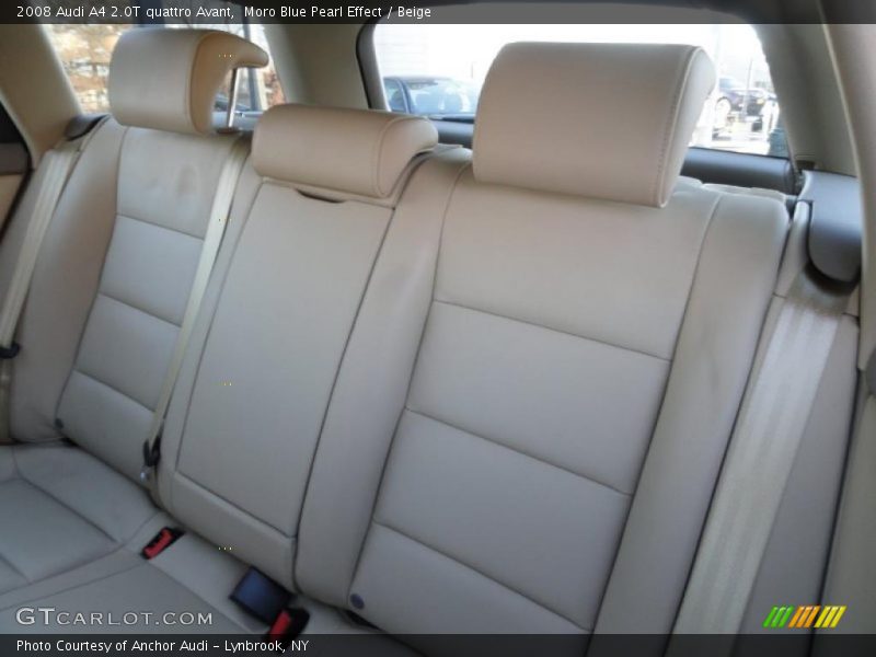 Moro Blue Pearl Effect / Beige 2008 Audi A4 2.0T quattro Avant