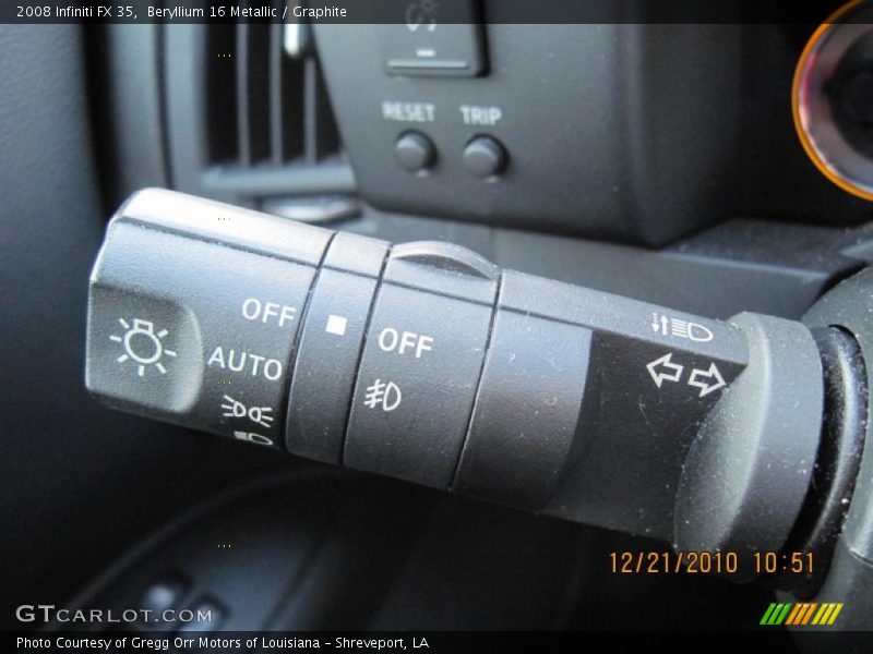 Beryllium 16 Metallic / Graphite 2008 Infiniti FX 35