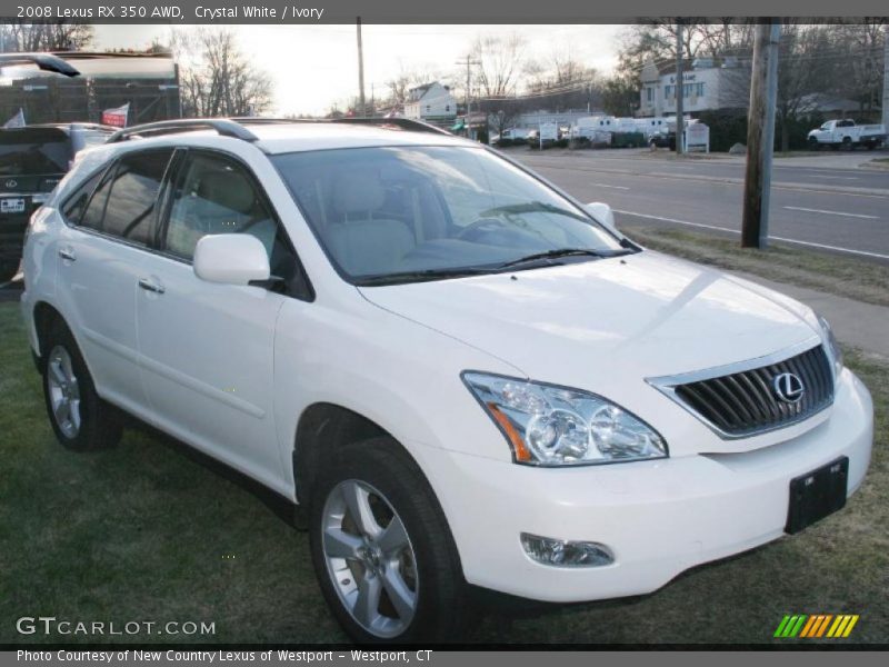 Crystal White / Ivory 2008 Lexus RX 350 AWD