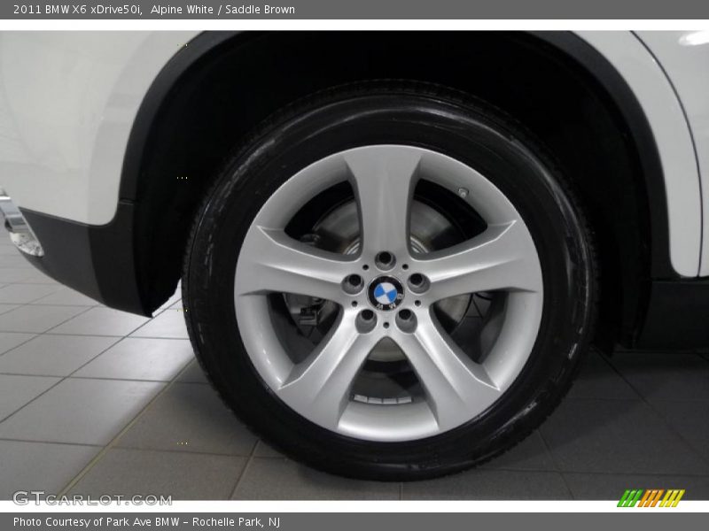 Alpine White / Saddle Brown 2011 BMW X6 xDrive50i