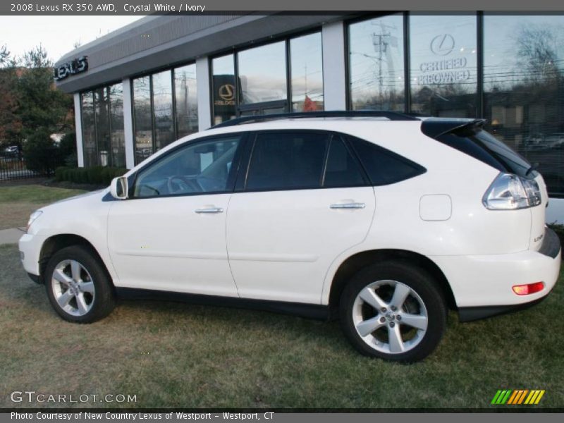Crystal White / Ivory 2008 Lexus RX 350 AWD