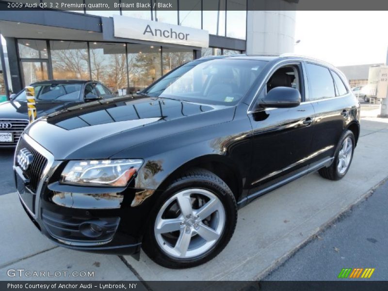 Brilliant Black / Black 2009 Audi Q5 3.2 Premium quattro