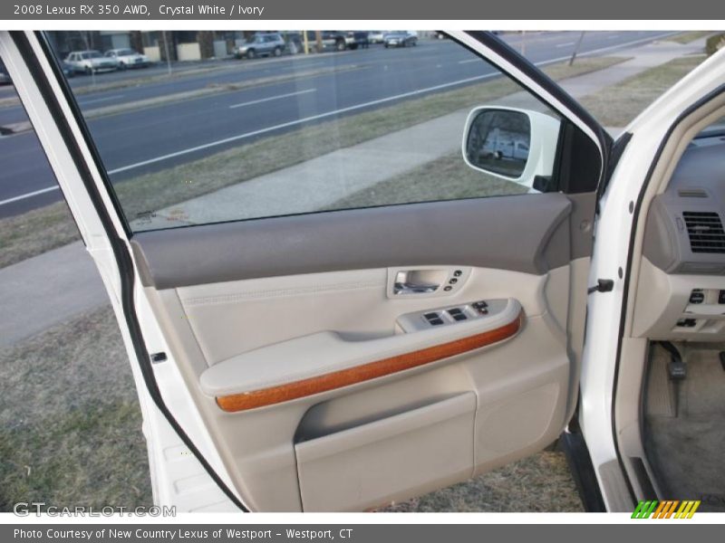 Crystal White / Ivory 2008 Lexus RX 350 AWD