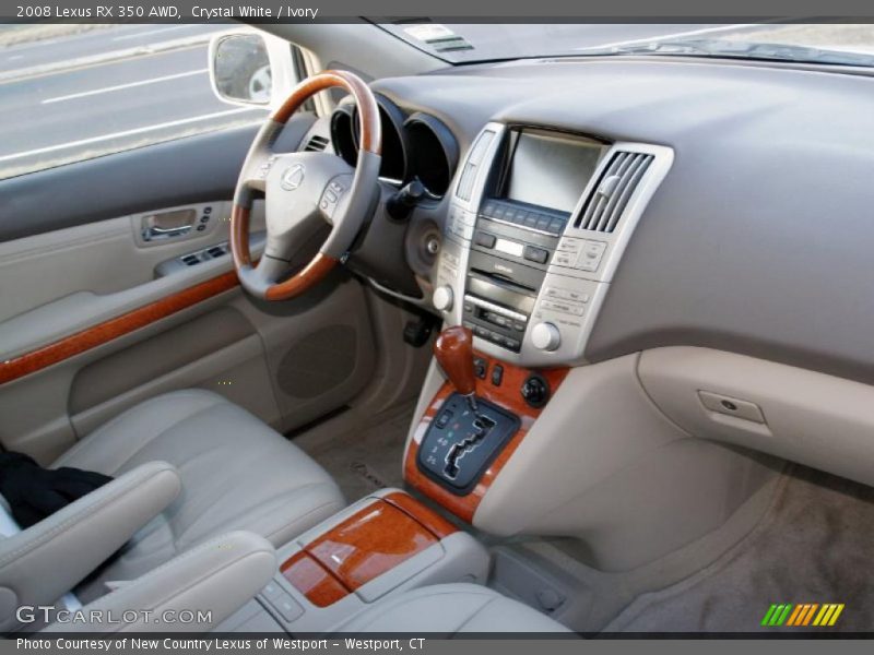 Crystal White / Ivory 2008 Lexus RX 350 AWD