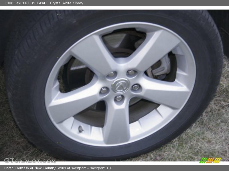 Crystal White / Ivory 2008 Lexus RX 350 AWD
