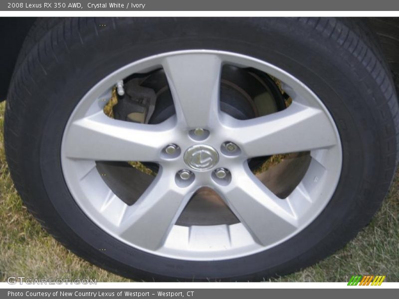 Crystal White / Ivory 2008 Lexus RX 350 AWD