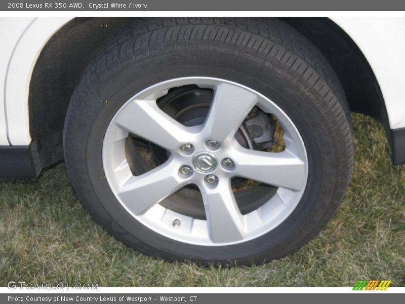 Crystal White / Ivory 2008 Lexus RX 350 AWD