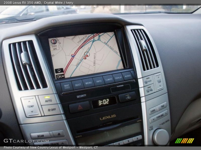 Crystal White / Ivory 2008 Lexus RX 350 AWD