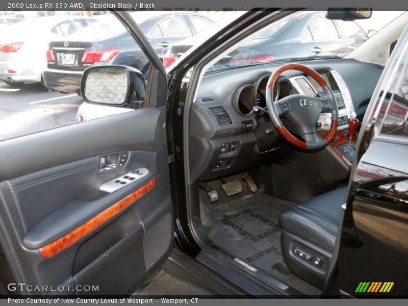 Obsidian Black / Black 2009 Lexus RX 350 AWD