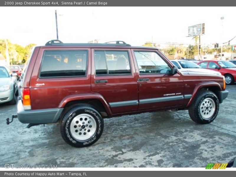 Sienna Pearl / Camel Beige 2000 Jeep Cherokee Sport 4x4