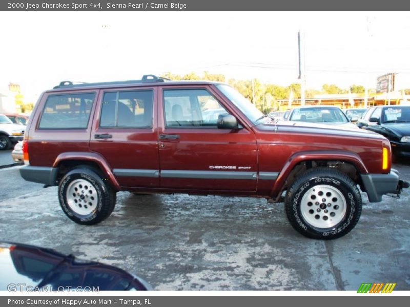 Sienna Pearl / Camel Beige 2000 Jeep Cherokee Sport 4x4