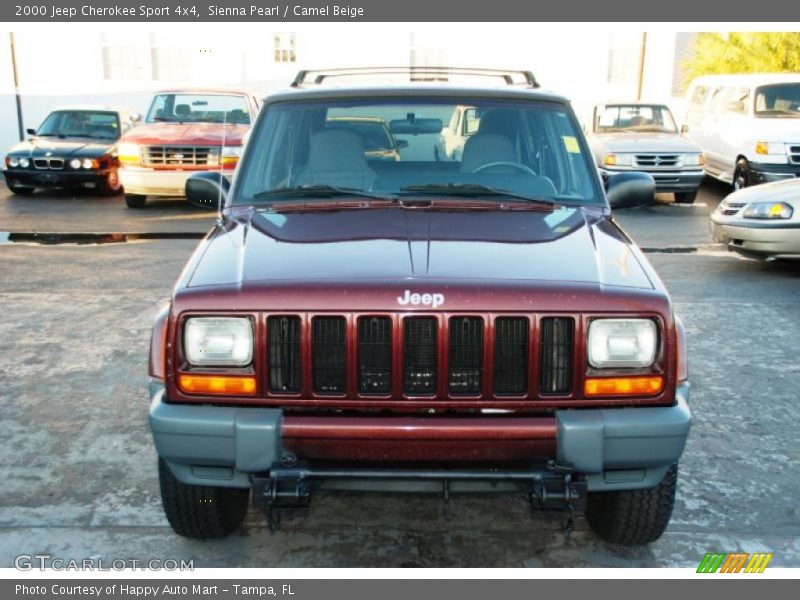 Sienna Pearl / Camel Beige 2000 Jeep Cherokee Sport 4x4