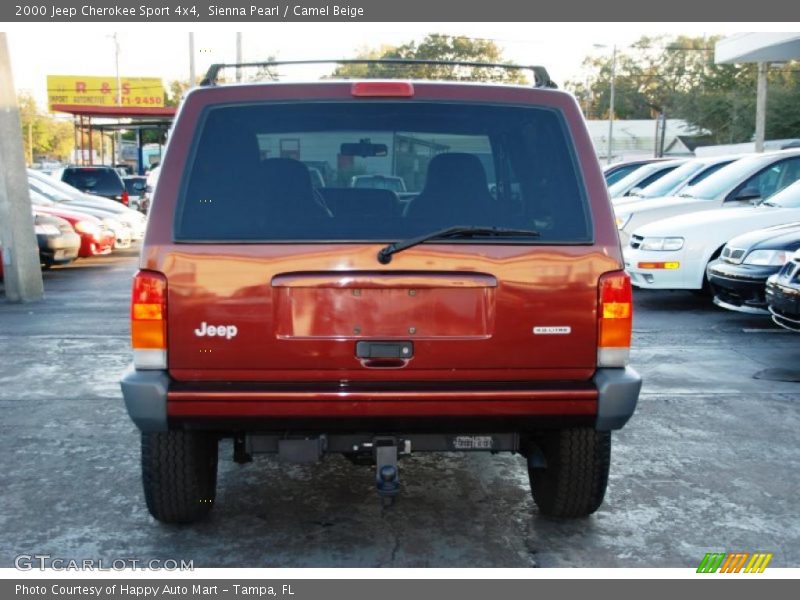 Sienna Pearl / Camel Beige 2000 Jeep Cherokee Sport 4x4