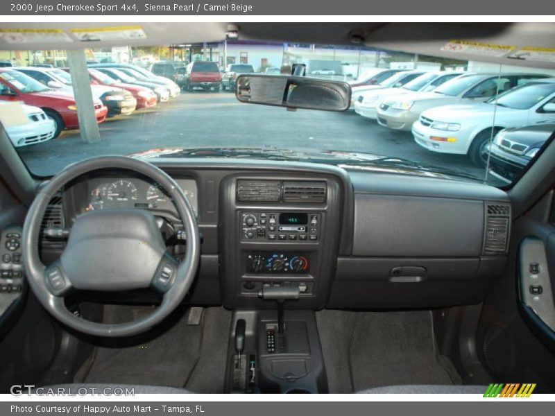Sienna Pearl / Camel Beige 2000 Jeep Cherokee Sport 4x4