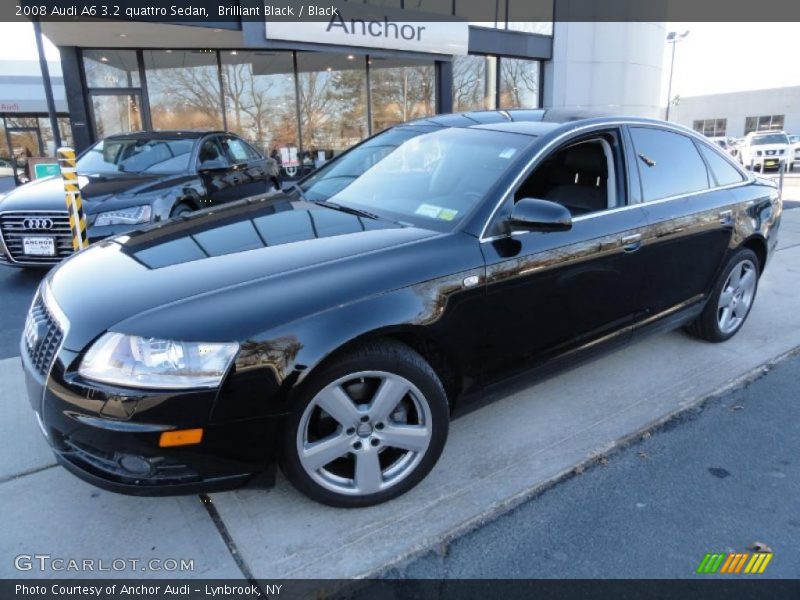 Brilliant Black / Black 2008 Audi A6 3.2 quattro Sedan