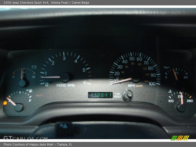 Sienna Pearl / Camel Beige 2000 Jeep Cherokee Sport 4x4