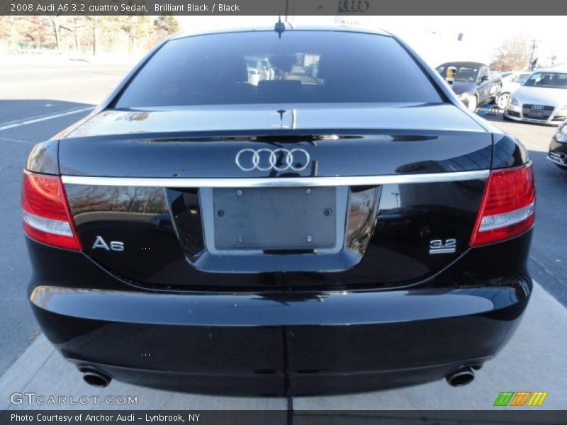 Brilliant Black / Black 2008 Audi A6 3.2 quattro Sedan