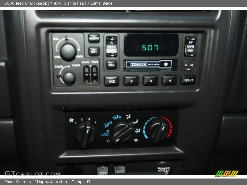 Sienna Pearl / Camel Beige 2000 Jeep Cherokee Sport 4x4