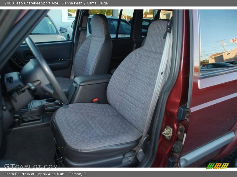 Sienna Pearl / Camel Beige 2000 Jeep Cherokee Sport 4x4