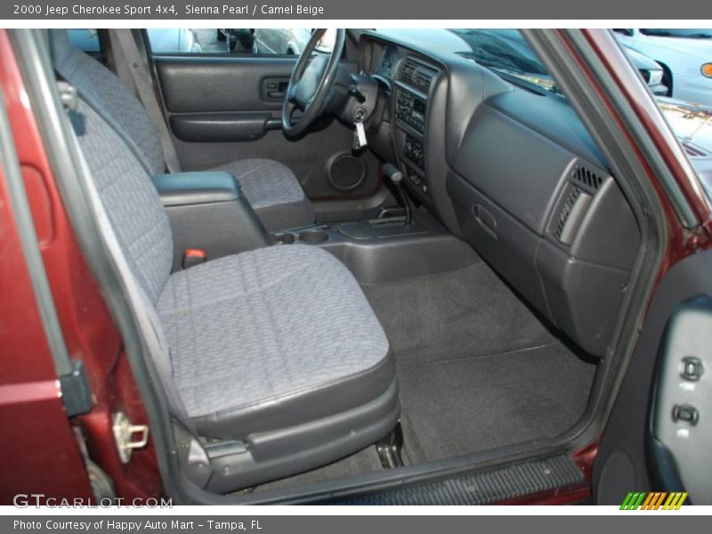 Sienna Pearl / Camel Beige 2000 Jeep Cherokee Sport 4x4