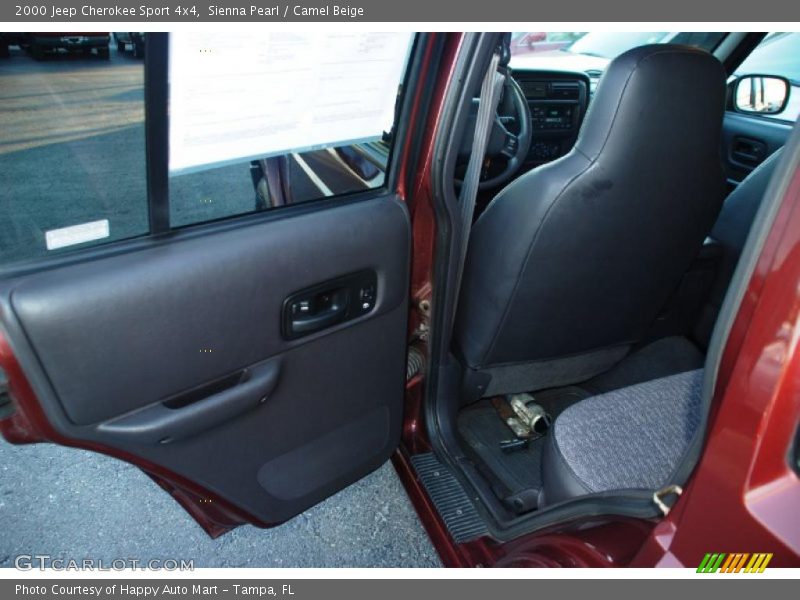 Sienna Pearl / Camel Beige 2000 Jeep Cherokee Sport 4x4