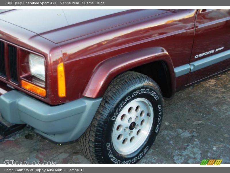 Sienna Pearl / Camel Beige 2000 Jeep Cherokee Sport 4x4