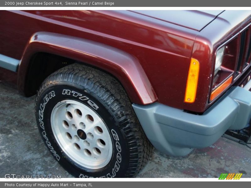 Sienna Pearl / Camel Beige 2000 Jeep Cherokee Sport 4x4