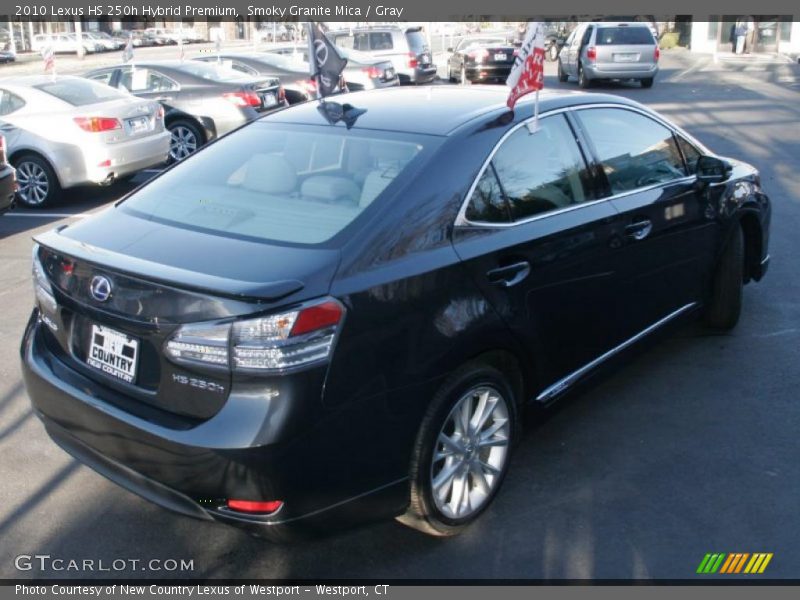 Smoky Granite Mica / Gray 2010 Lexus HS 250h Hybrid Premium