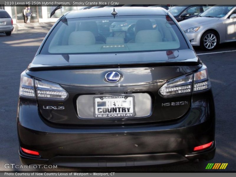 Smoky Granite Mica / Gray 2010 Lexus HS 250h Hybrid Premium