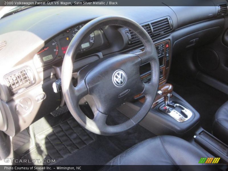 Satin Silver Metallic / Black 2000 Volkswagen Passat GLX V6 Wagon