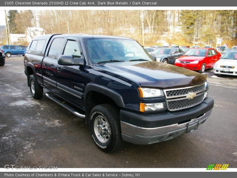 Dark Blue Metallic / Dark Charcoal 2005 Chevrolet Silverado 2500HD LS Crew Cab 4x4