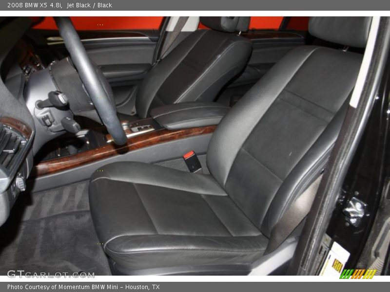 Jet Black / Black 2008 BMW X5 4.8i