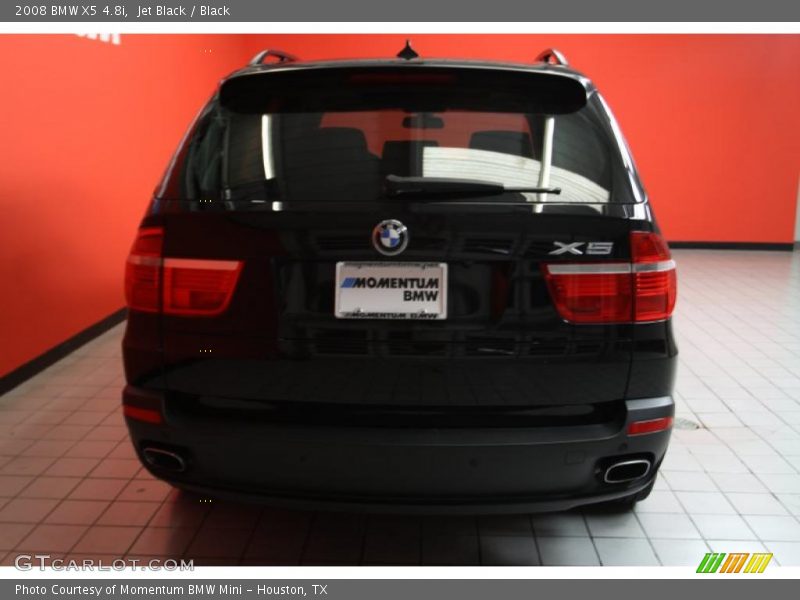 Jet Black / Black 2008 BMW X5 4.8i