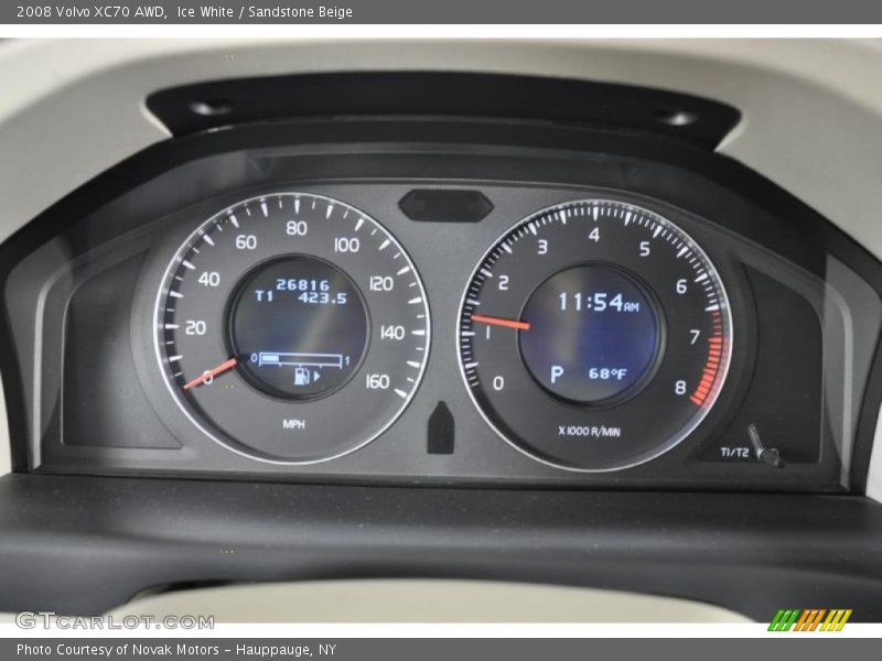 Ice White / Sandstone Beige 2008 Volvo XC70 AWD