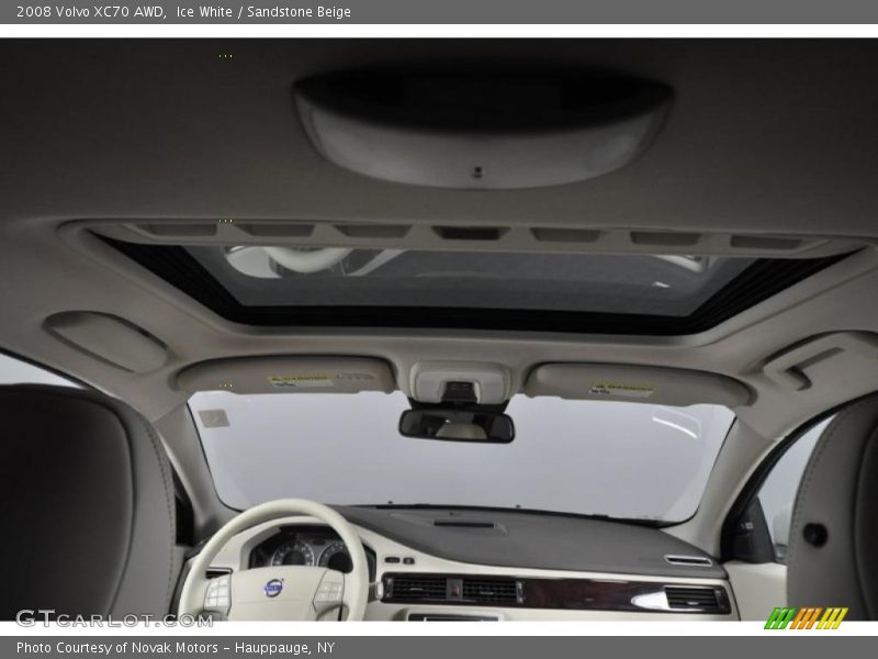 Ice White / Sandstone Beige 2008 Volvo XC70 AWD