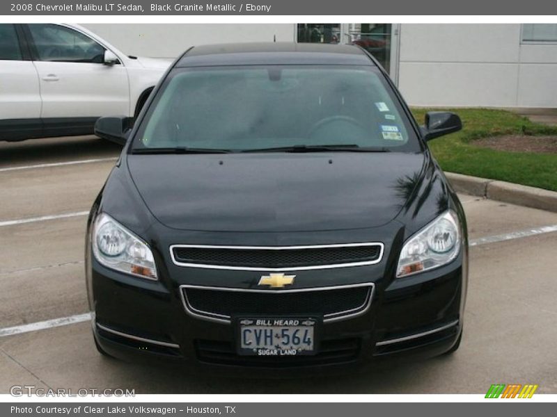 Black Granite Metallic / Ebony 2008 Chevrolet Malibu LT Sedan