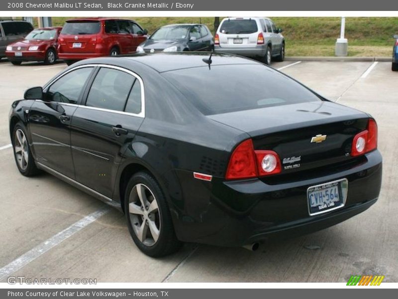 Black Granite Metallic / Ebony 2008 Chevrolet Malibu LT Sedan