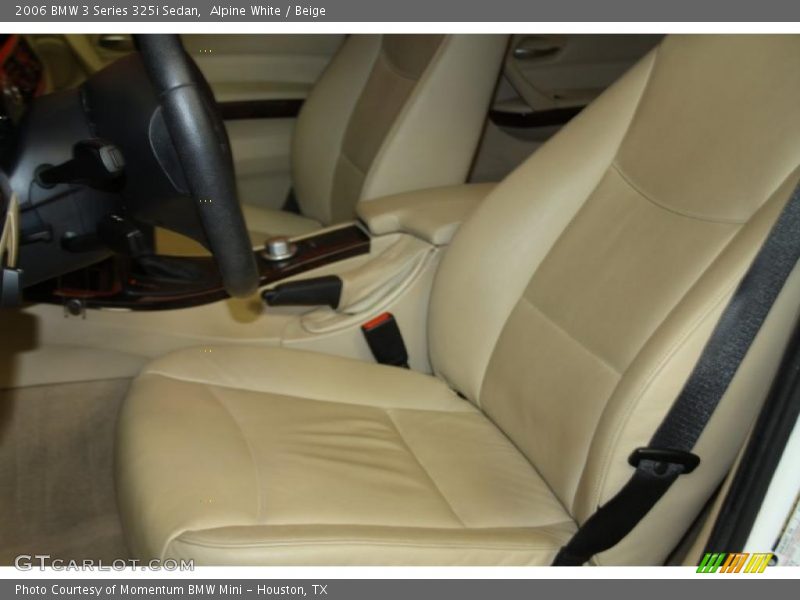 Alpine White / Beige 2006 BMW 3 Series 325i Sedan