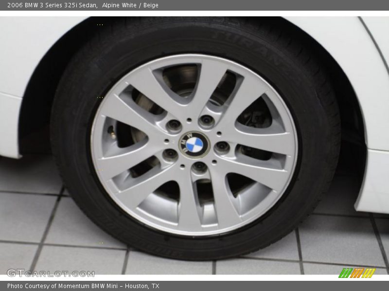 Alpine White / Beige 2006 BMW 3 Series 325i Sedan