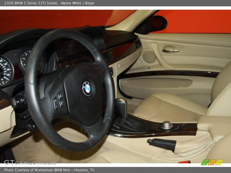 Alpine White / Beige 2006 BMW 3 Series 325i Sedan