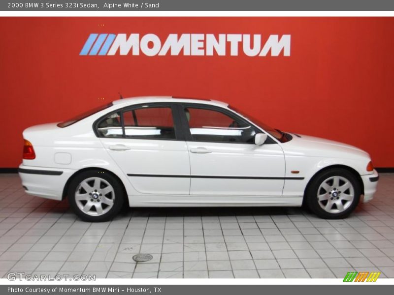 Alpine White / Sand 2000 BMW 3 Series 323i Sedan