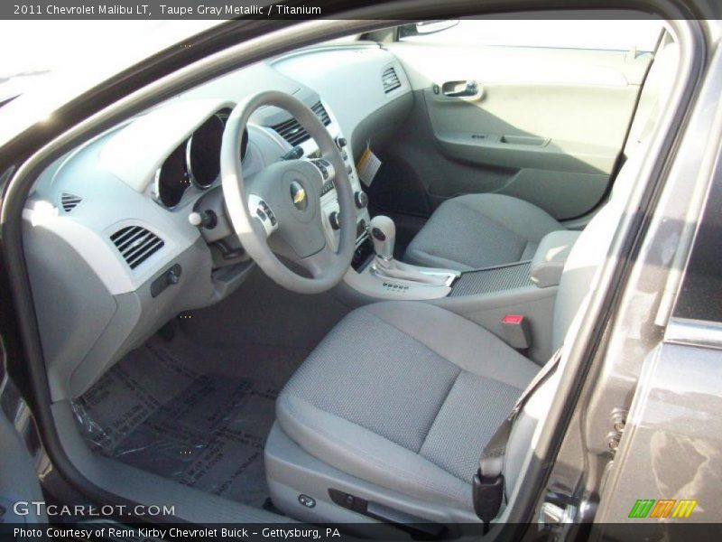 Taupe Gray Metallic / Titanium 2011 Chevrolet Malibu LT