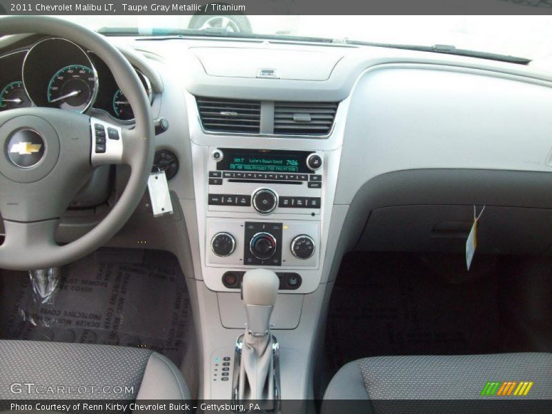 Taupe Gray Metallic / Titanium 2011 Chevrolet Malibu LT