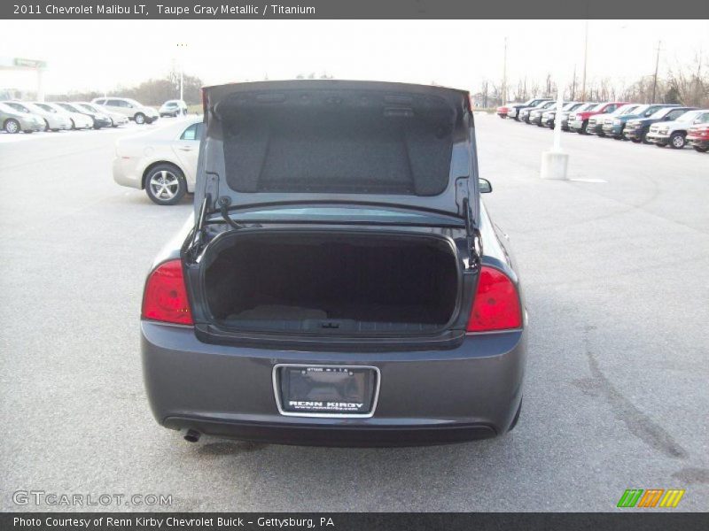 Taupe Gray Metallic / Titanium 2011 Chevrolet Malibu LT