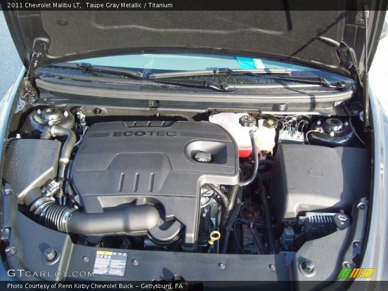 Taupe Gray Metallic / Titanium 2011 Chevrolet Malibu LT
