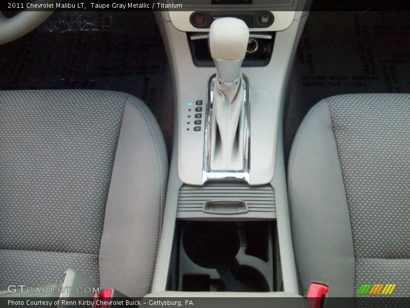 Taupe Gray Metallic / Titanium 2011 Chevrolet Malibu LT