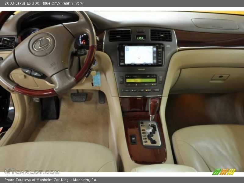 Blue Onyx Pearl / Ivory 2003 Lexus ES 300