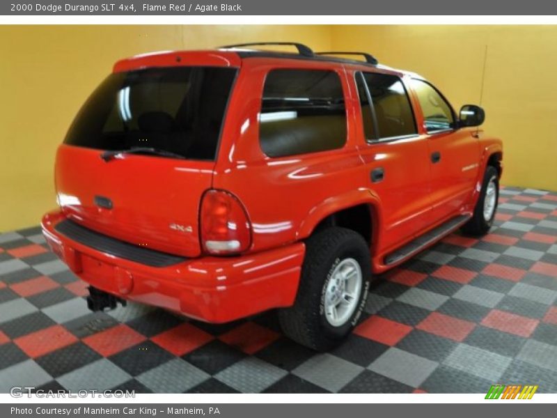 Flame Red / Agate Black 2000 Dodge Durango SLT 4x4